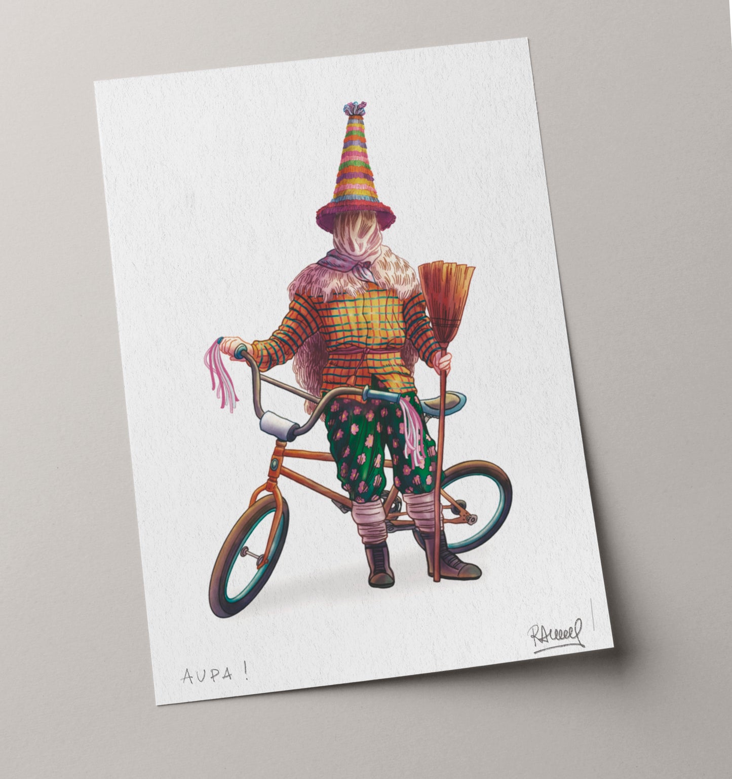 Txatxo biker lámina